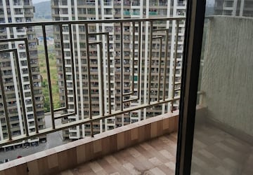 Balcony in 1 BHK Apartment at Regency Anantam, Dombivli East – for Rent