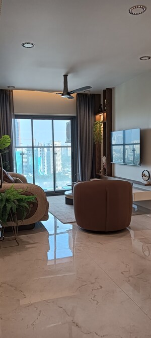 Living Room in 3 BHK Apartment at Dadar East – for Sale