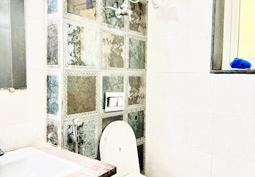 Bathroom in 3 BHK Builder Floor at Vipul World Floors, Sector 48 – for Rent