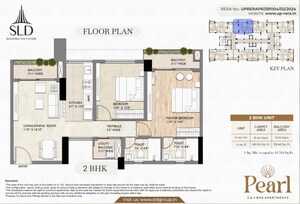 Floor Plan in 3 BHK Apartment at Sahu City, Sultanpur Road – for Sale