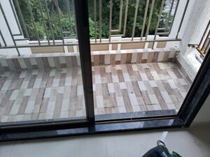 Balcony in 1 BHK Apartment at Regency Anantam, Dombivli East – for Rent