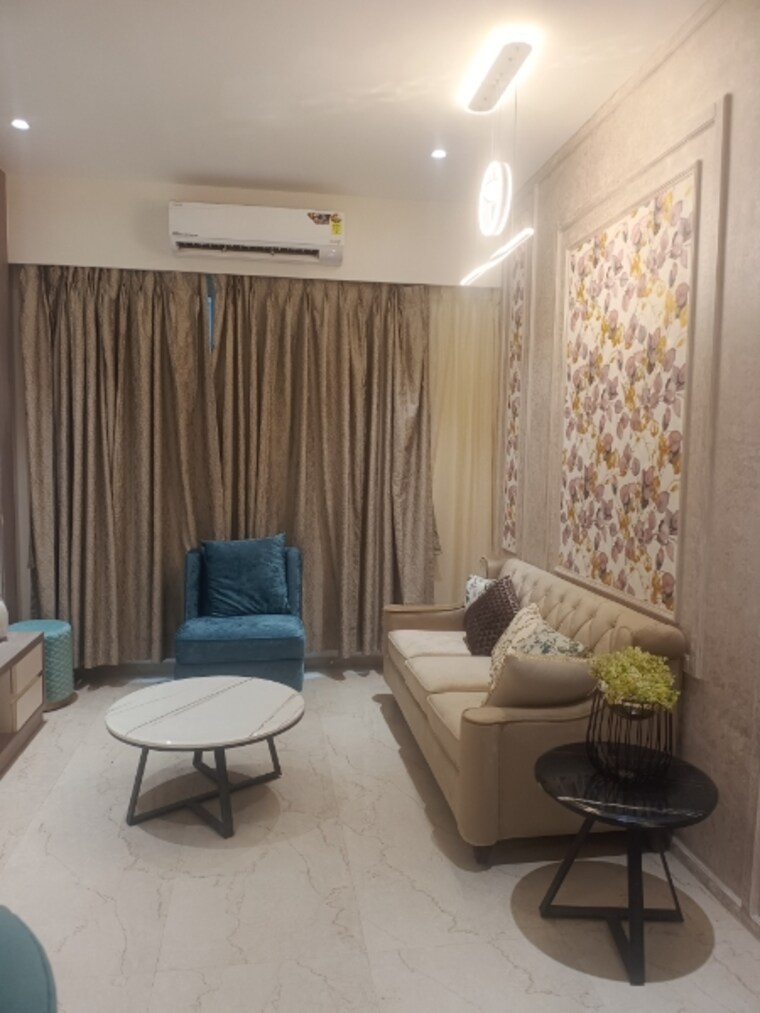 Living Room, n-rose-northern-hills 2 Bedroom 701 Sq.Ft. Apartment In Dahisar East Mumbai 9363818