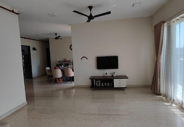 Living Room in 3 BHK Apartment at Swastik Regalia, Kavesar – for Rent