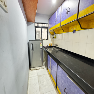 Kitchen in 1 BHK Apartment at Rahul CHS Koregaon Park, Koregaon – for Rent