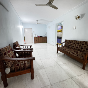 Living Room in 1 BHK Apartment at Rahul CHS Koregaon Park, Koregaon – for Rent