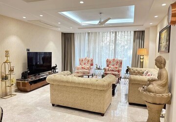 Living Room in 3 BHK Builder Floor at Palam Vihar – for Rent