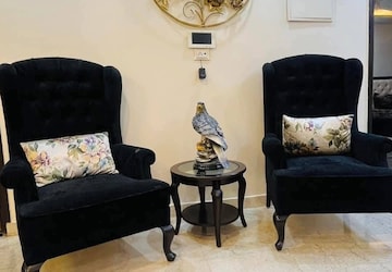 Living Room in 3.5 BHK Builder Floor at Palam Vihar – for Rent