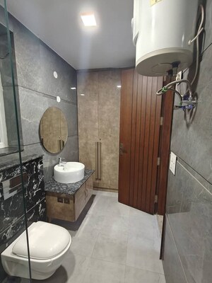Bathroom in 3.5 BHK Builder Floor at Palam Vihar – for Rent