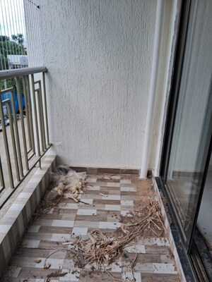 Balcony in 1 BHK Apartment at Regency Estate, Dombivli East – for Rent