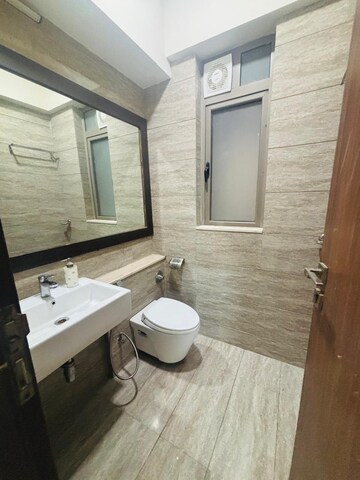 Bathroom in 3.5 BHK Apartment at Sheth Auris Serenity Tower 2, Malad West – for Rent