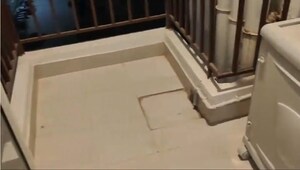 Staircase in 2 BHK Apartment at Suncity Avenue 76, Sector 76 – for Rent