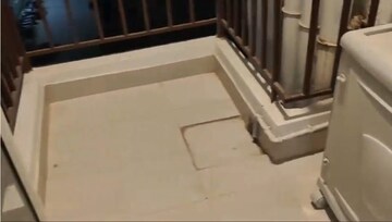 Staircase in 2 BHK Apartment at Suncity Avenue 76, Sector 76 – for Rent