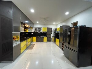 Kitchen in 3 BHK Apartment at Rajapushpa Green Dale, Tellapur – for Rent