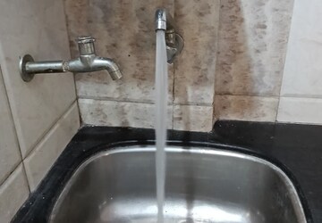 Bathroom in 1 BHK Apartment at Sheetal CHS Thakurli, Thakurli – for Rent