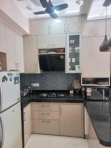 Kitchen in 2 BHK Apartment at Lodha Crown Quality Homes, Majiwada – for Rent