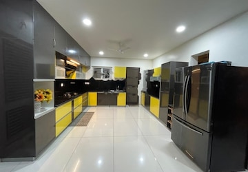 Kitchen in 3 BHK Apartment at Rajapushpa Green Dale, Tellapur – for Rent