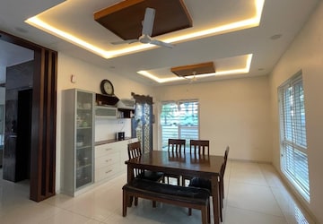 Dining area in 3 BHK Apartment at Rajapushpa Green Dale, Tellapur – for Rent