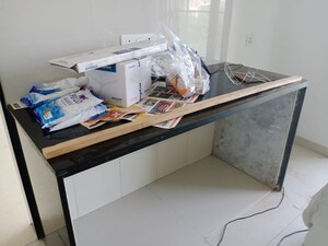 Kitchen in 2.5 BHK Apartment at Runwal Elegante, Andheri West – for Rent