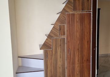 Staircase in 3 BHK Apartment at Sarah Sky, Madhapur – for Sale