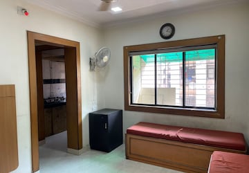 Living Room in 1 BHK Apartment at Puraniks Kanchanpushp Complex, Kavesar – for Rent