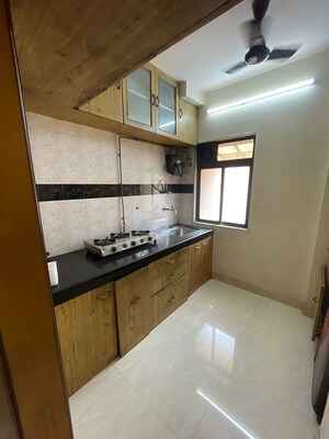 Kitchen in 1 BHK Apartment at Puraniks Kanchanpushp Complex, Kavesar – for Rent