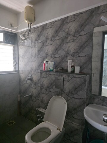 Bathroom in 1 BHK Apartment at The Wadhwa Solitaire, Kolshet Road – for Sale