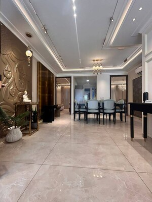 Living Room in 6+ BHK Penthouse at Aerocity – for Sale