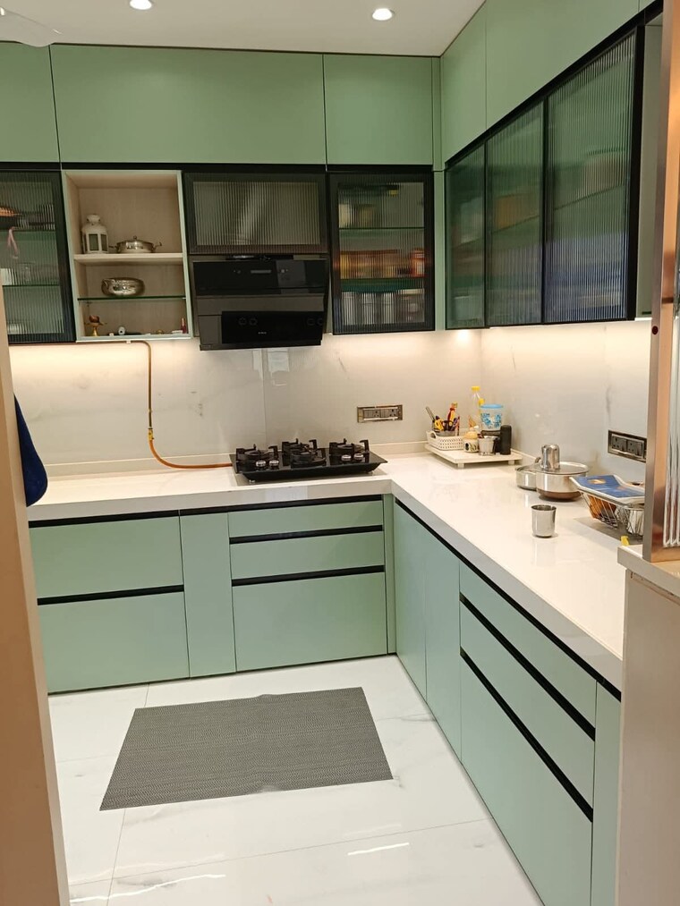 Kitchen, t-bhimjyani-neelkanth-woods-olivia 3.5 Bedroom 1500 Sq.Ft. Apartment In Ghodbunder Road Thane 9364655