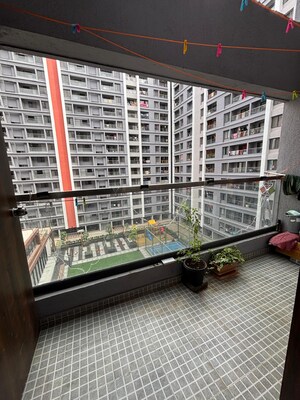 Balcony in 2 BHK Apartment at Roshan Milestone, Tathawade – for Sale