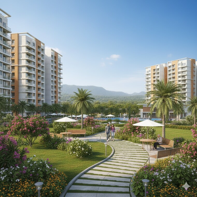 Exterior View, ashiana-mulberry 3 Bedroom 994 Sq.Ft. Apartment In Sohna Sector 2 Gurgaon 9364857
