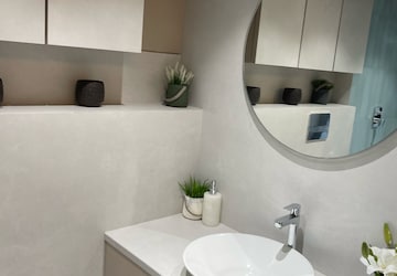 Bathroom in 1 BHK Apartment at Nisarg CHS Powai, Chandivali – for Sale