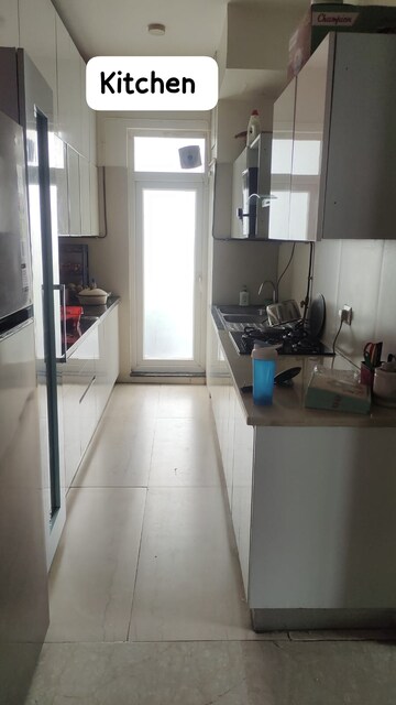 Kitchen in 2.5 BHK Apartment at Microtek Greenburg, Sector 86 – for Rent