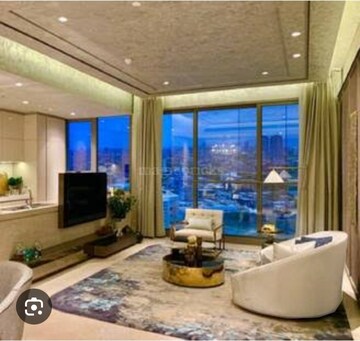 Living Room in 4 BHK Apartment at Rustomjee Crown, Prabhadevi – for Rent