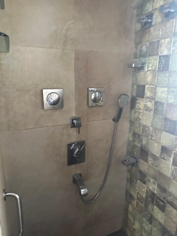 Bathroom in 1 BHK Apartment at Mahim West – for Rent