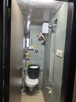 Bathroom in 1 BHK Apartment at Mahim West – for Rent