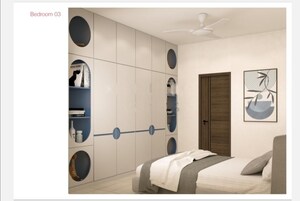 Building Lobby in 3 BHK Apartment at My Home Tridasa, Tellapur – for Rent