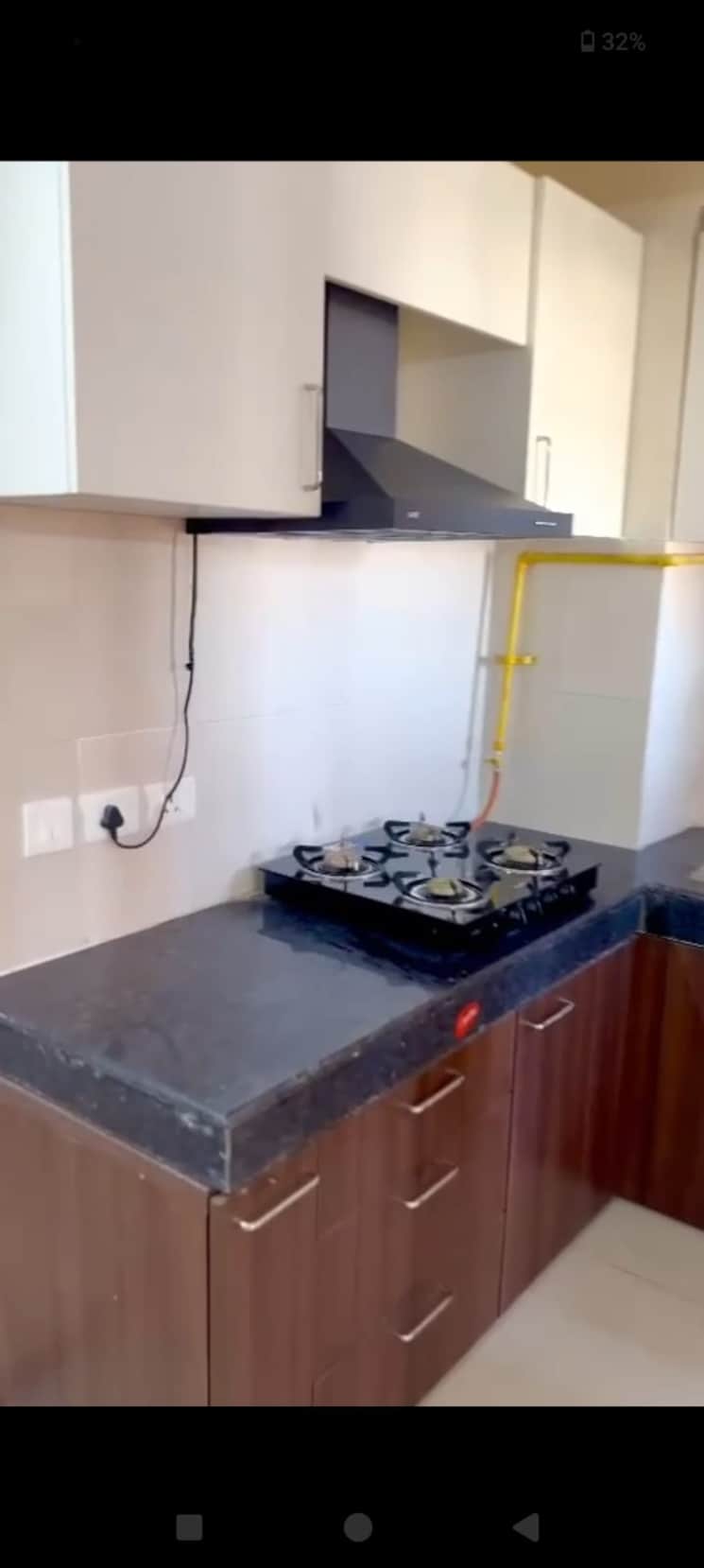 Kitchen, wave-dream-homes 2 Bedroom 555 Sq.Ft. Apartment In Wave City Ghaziabad 9365402