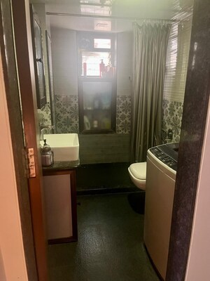 Bathroom in 2 BHK Apartment at Colaba – for Rent