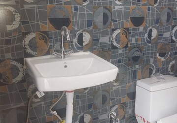 Bathroom in 1 RK Apartment at Navbharat Apartments, Paschim Vihar – for Rent