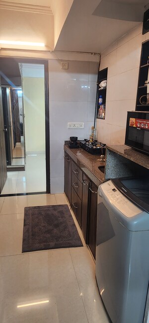 Kitchen in 2 BHK Apartment at Krishna Kaveri Apartment, Andheri West – for Rent