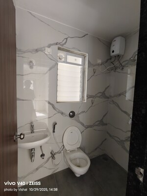 Bathroom in 1 BHK Apartment at Raunak Bliss, Ghodbunder Road – for Rent
