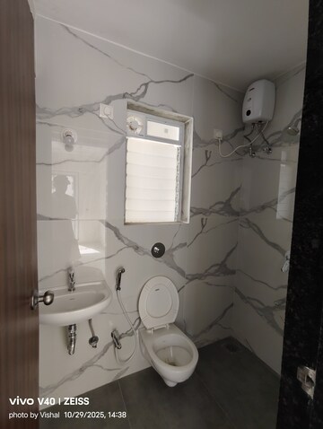 Bathroom in 1 BHK Apartment at Raunak Bliss, Ghodbunder Road – for Rent