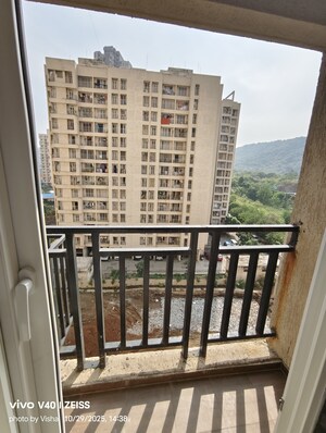 Balcony in 1 BHK Apartment at Raunak Bliss, Ghodbunder Road – for Rent