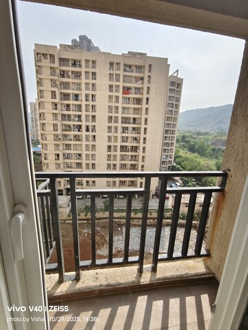 Balcony in 1 BHK Apartment at Raunak Bliss, Ghodbunder Road – for Rent