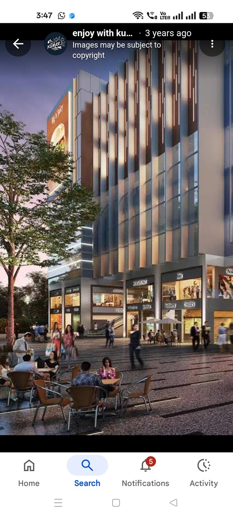 Exterior View, gygy-mentis Commercial Office Space 604 Sq.Ft. In Sector 140 Noida Noida 9366280