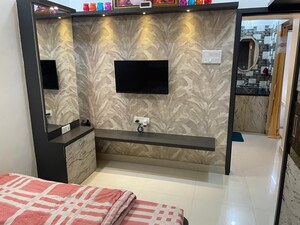 Bedroom in 2 BHK Apartment at Shri Jagdamba CHS, Wadgaon Sheri – for Rent