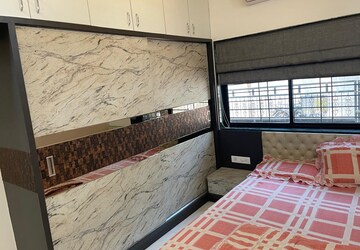 Bedroom in 2 BHK Apartment at Shri Jagdamba CHS, Wadgaon Sheri – for Rent