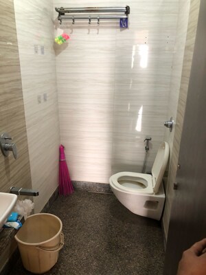 Bathroom in 2 BHK Apartment at Neminath Avenue, Andheri West – for Rent
