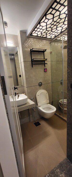 Bathroom in 2 BHK Apartment at Lodha Grande, Majiwada – for Sale