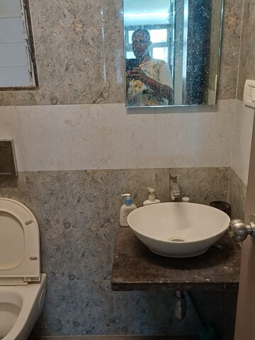 Bathroom in 1 BHK Apartment at Veena Serenity, Chembur – for Rent